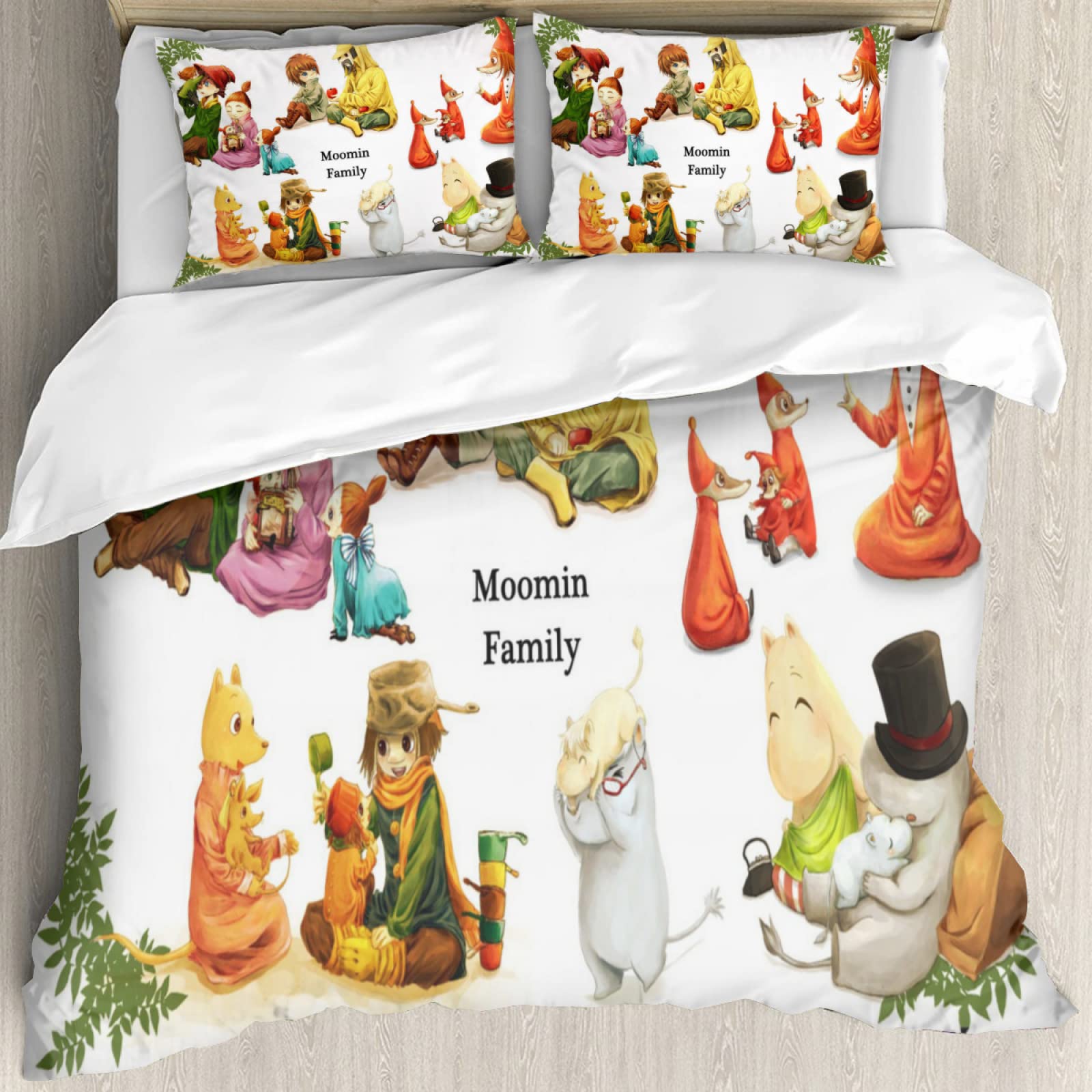 Amazon｜Moomin ムーミン ちびのミイ 布団カバー 3点セット 寝具